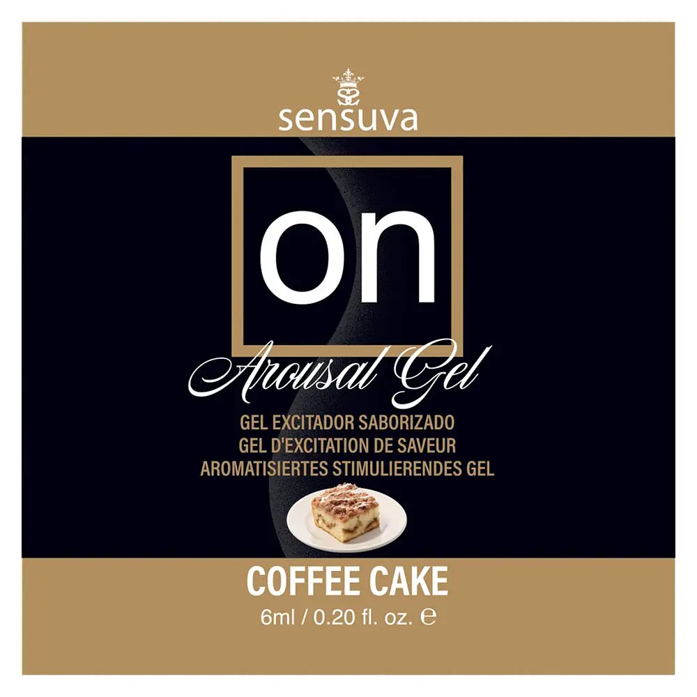 Пробник збуджувального гелю Sensuva ON for Her Arousal Gel Coffee Cake, 4 мл