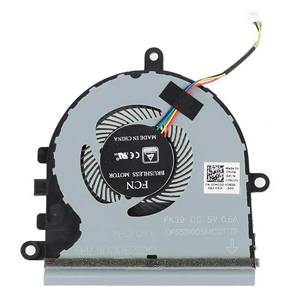 Вентилятор для Dell Inspiron 5570 5575, 5593 3583 3584 3585 P75F, (07MCD0, DC28000K7F0, DC28000K7F0) - фото 4