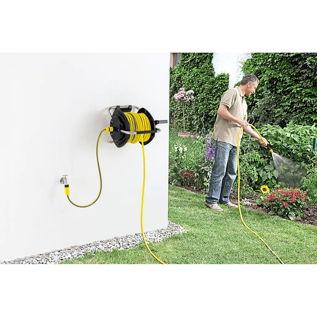 Настенная катушка для шланга Karcher HR 4.525 со шлангом PrimoFlex 1/2" 25 м (2.645-281.0) - фото 3