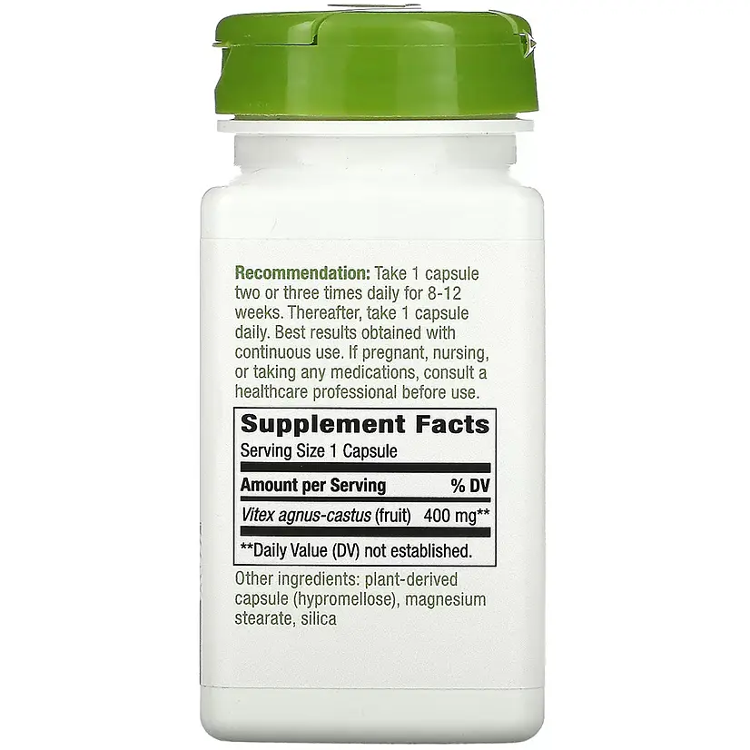 Витекс Nature's Way Vitex Fruit 400 mg 100 капсул (NWY11750) - фото 2