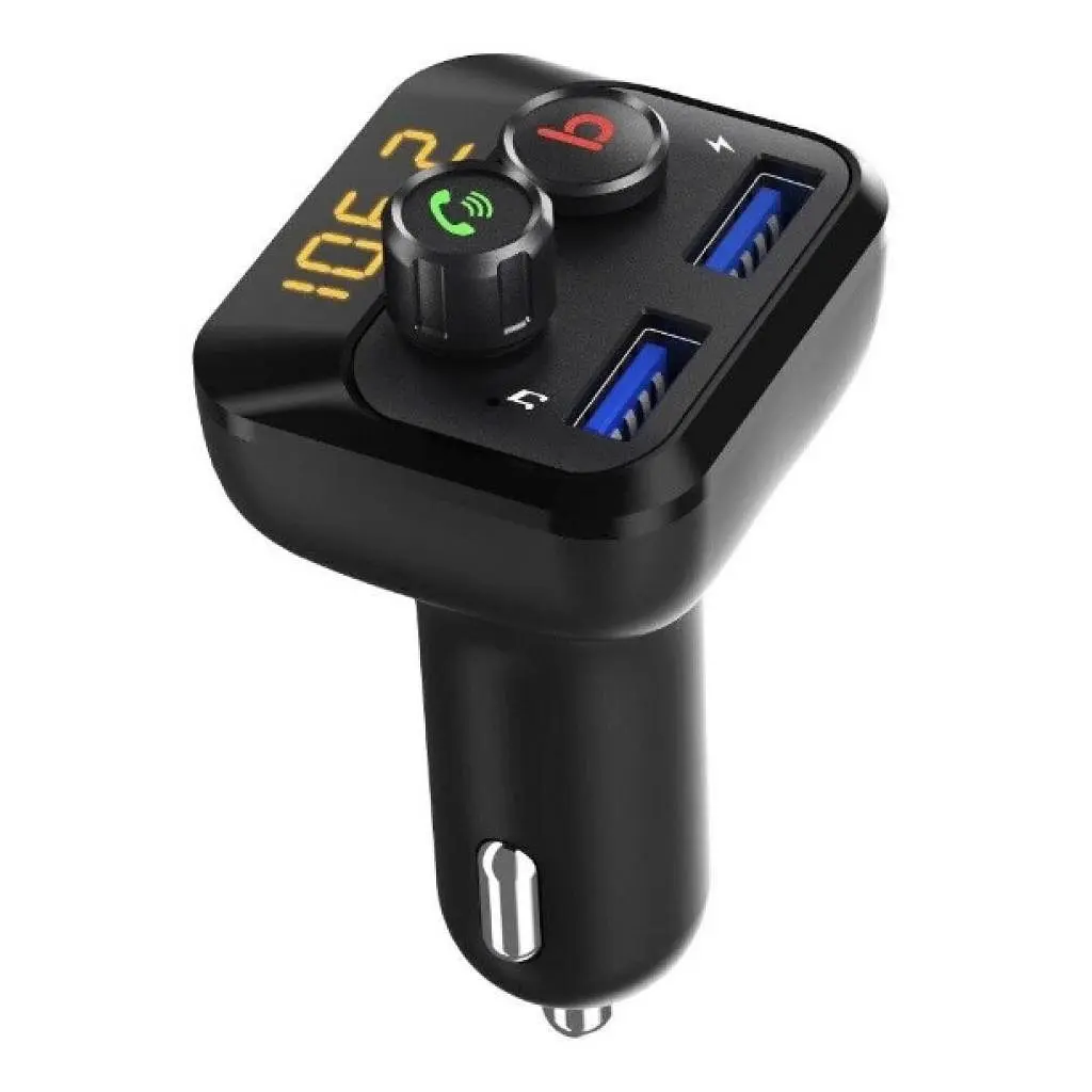 FM модулятор Grand-X 98GRX MegaBass, Bluetooth V5.0 MicroSD, 2USB, MegaBass, han (98GRX) - фото 5