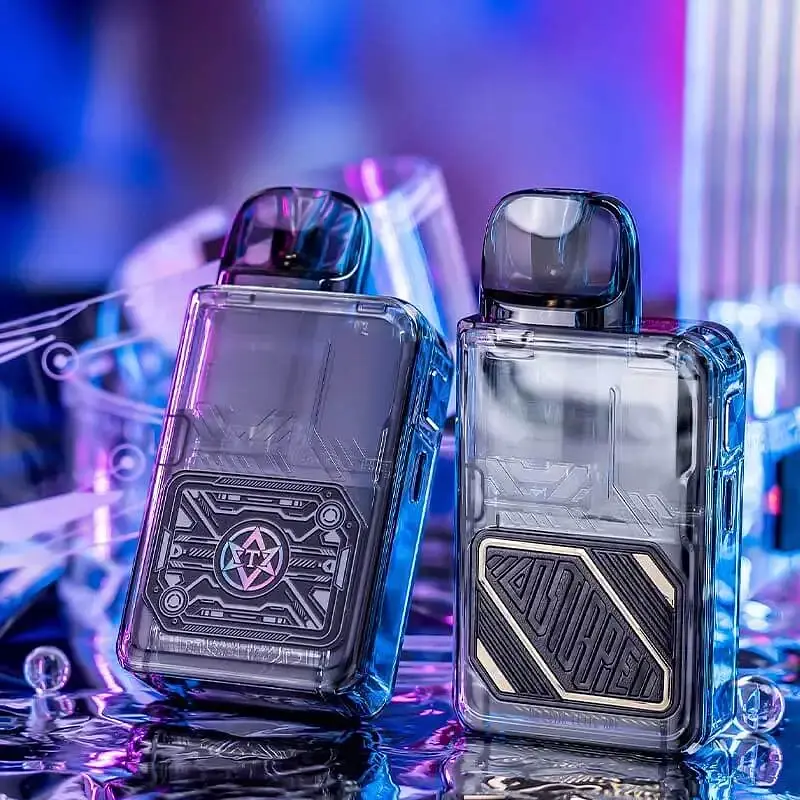 Под-система Lost Vape Thelema Elite Art 40 40 W Pod 1400 mAh 3 ml Kit Cool Tech сіра (16756) - фото 3