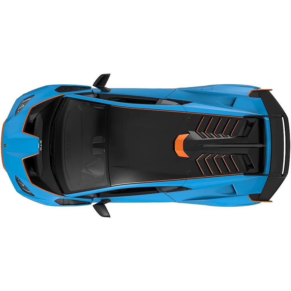 Машинка Rastar Lamborghini Huracan STO 1:14. Голубой - фото 9