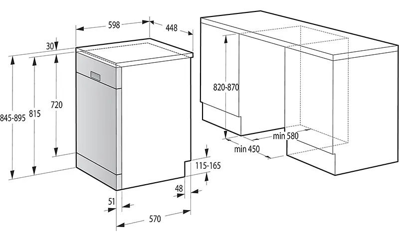 Посудомийна машина Gorenje GS541D10X (6805728) - фото 2