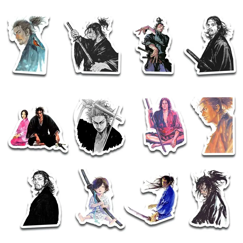 Стикерпак GeekLand Ruruouni Kenshin 45 штук (SP RK 01) - фото 5