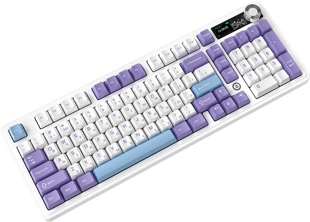 Клавиатура беспроводная Ajazz AK980 V2 Gift Switch V2 White (AK980-V2-G-PWB) - фото 5