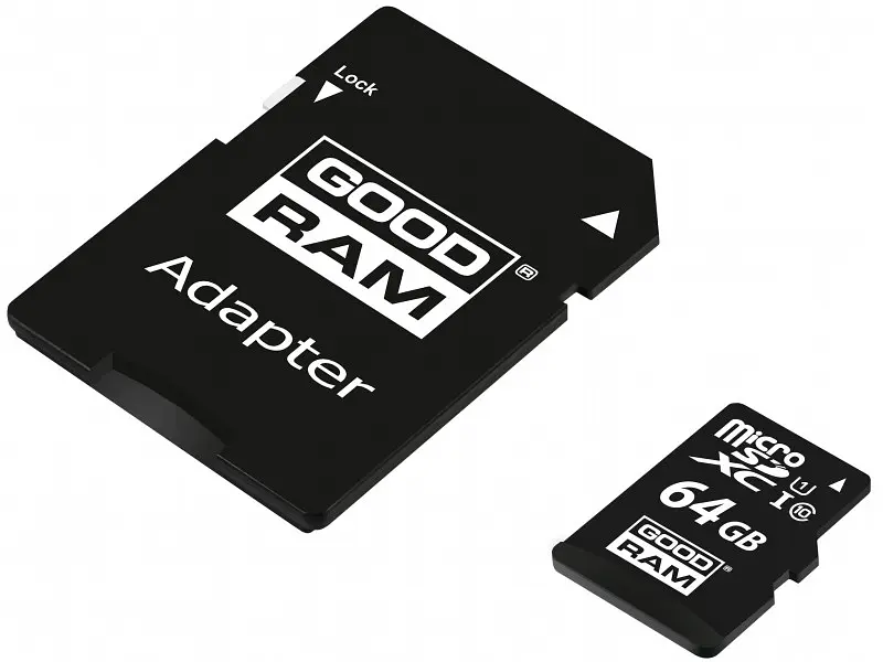Карта пам'яті GOODRAM microSDXC class 10 UHS-I + SD Adapter 64 GB (M1AA-0640R12) - фото 3