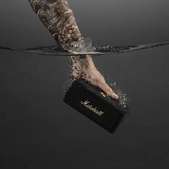Портативна акустика Marshall Portable Speaker Emberton Black and Brass [1005696] [68871] - фото 8