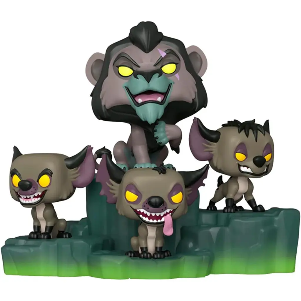 Фигурка Funko Король Лев Шрам с гиенами The Lion King Scar with Hyenas 15 см Exclusive LK SH 1204 - фото 2