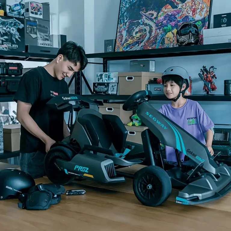 Segway Карт GoKart PRO 2, сіро-блакитний - фото 3