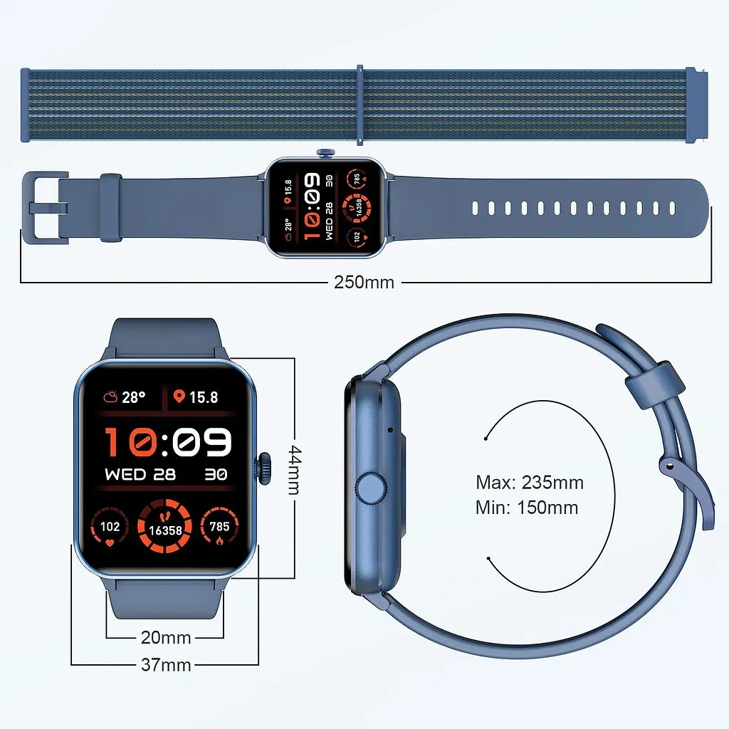Годинник Blackview R50 Blue - фото 2