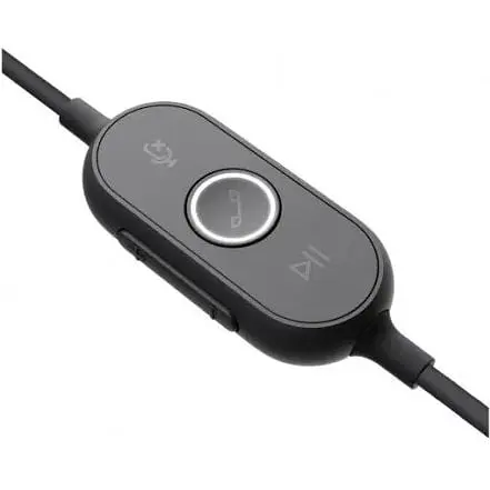 Дротова гарнітура Logitech Zone Wired USB + Type-C стерео чорна (981-000870) - фото 6