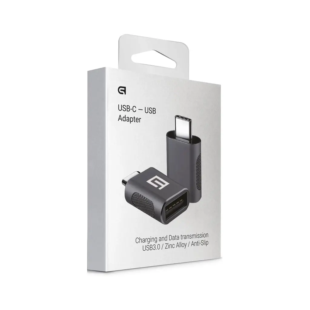 Дата кабель OTG USB-C to USB-A Space Grey Armorstandart (ARM69356) - фото 4