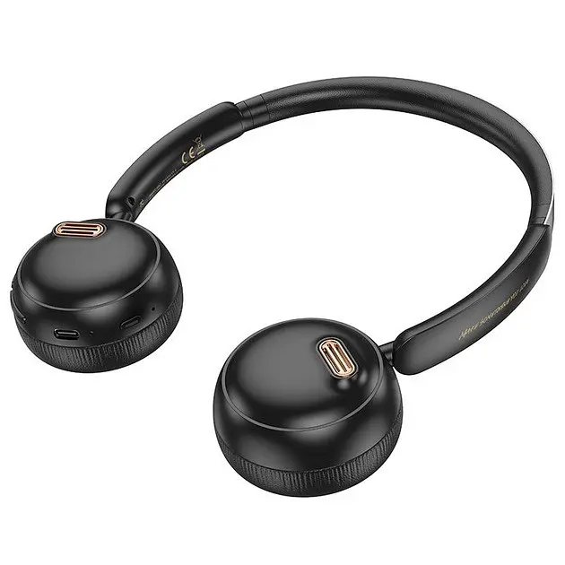 Бездротові блютуз навушники Hoco W62 Verso Retro Black - фото 3