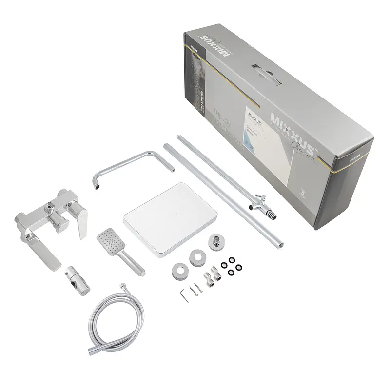 Душова система Mixxus Premium Verdi 009-J з виливом MI8244, Хром - фото 6