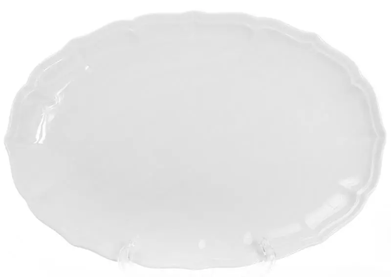 Страва фарфорова "White Prince-2" овальна BonaDi 30.2х20.7 см, в. - 3 см kuh0009938