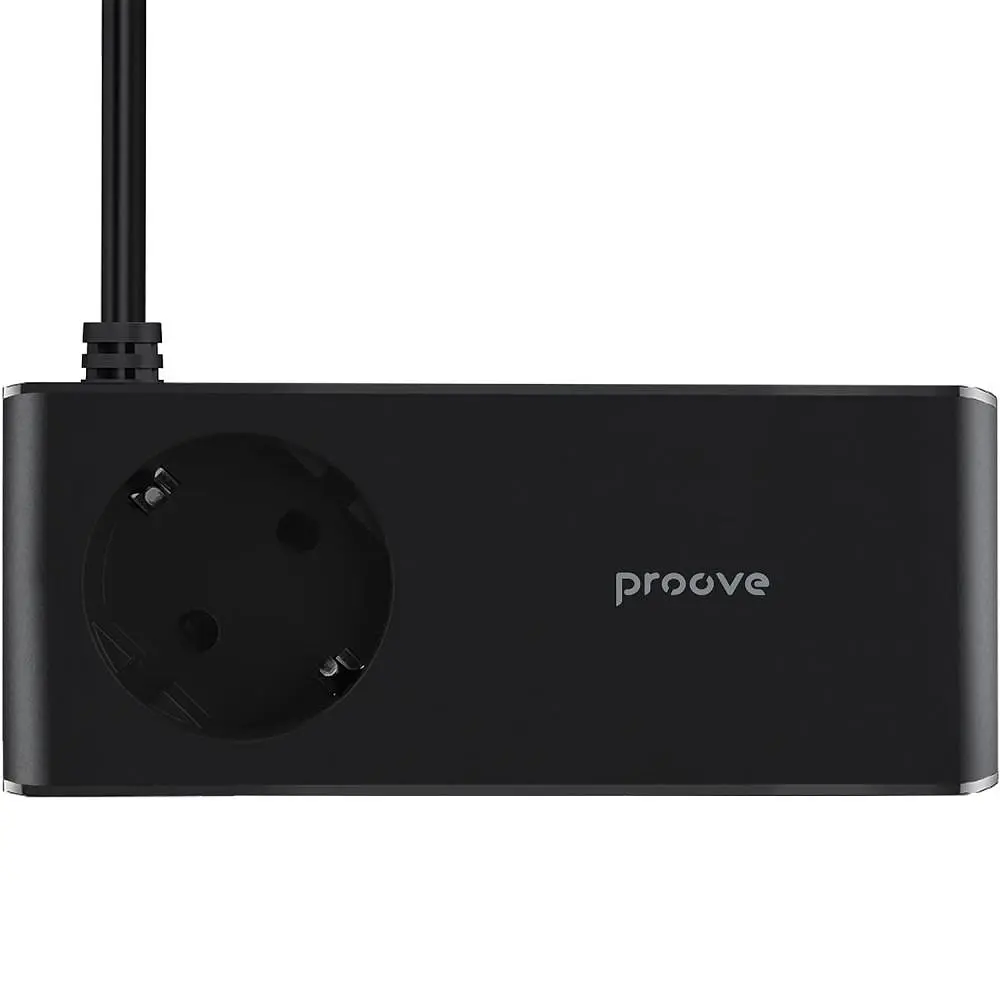 Мережевий фільтр Proove Homester Pro 65W (AC + 2xType-C + 2xUSB) 1.5m black (PSHP25002201) - фото 6