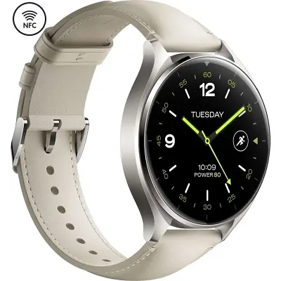 Смарт-годинник Xiaomi Watch 2 Titan BHR9306GL Gray Case White Leather Strap (1093970) - фото 10