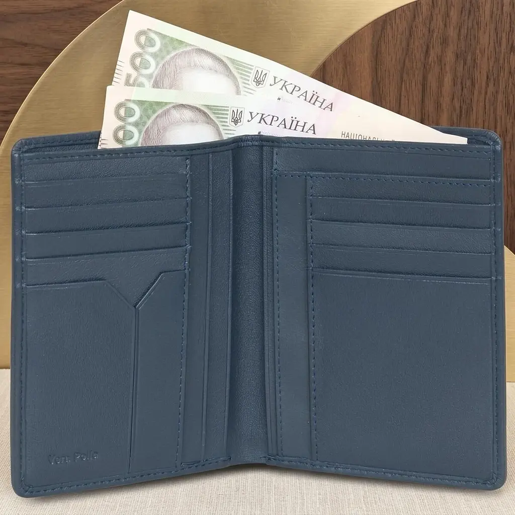 Чоловіче портмоне Tony Perotti Cortina 5050 navy (90110) синє - фото 6