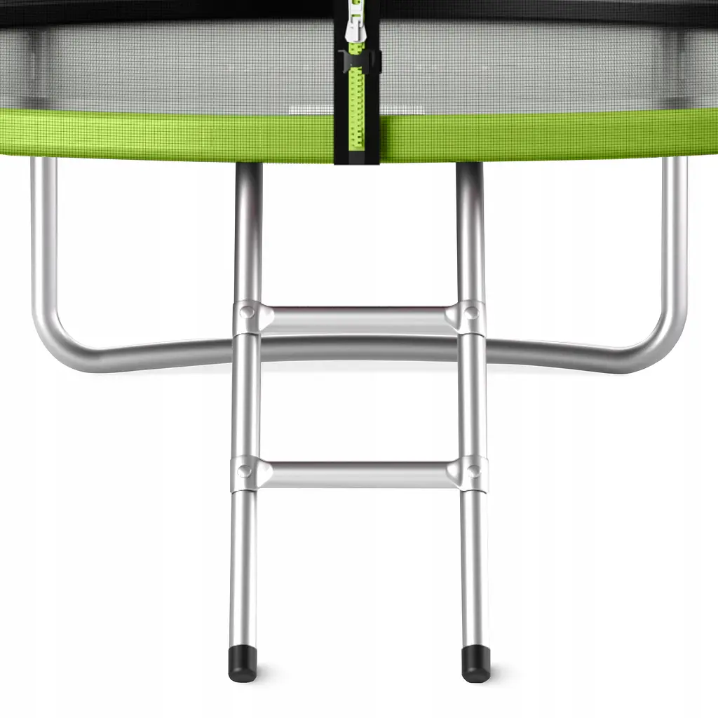 Батут із зовнішньою сіткою 4FIZJO Classic 12FT 374 см Black/Green (P-5907739312914) - фото 5