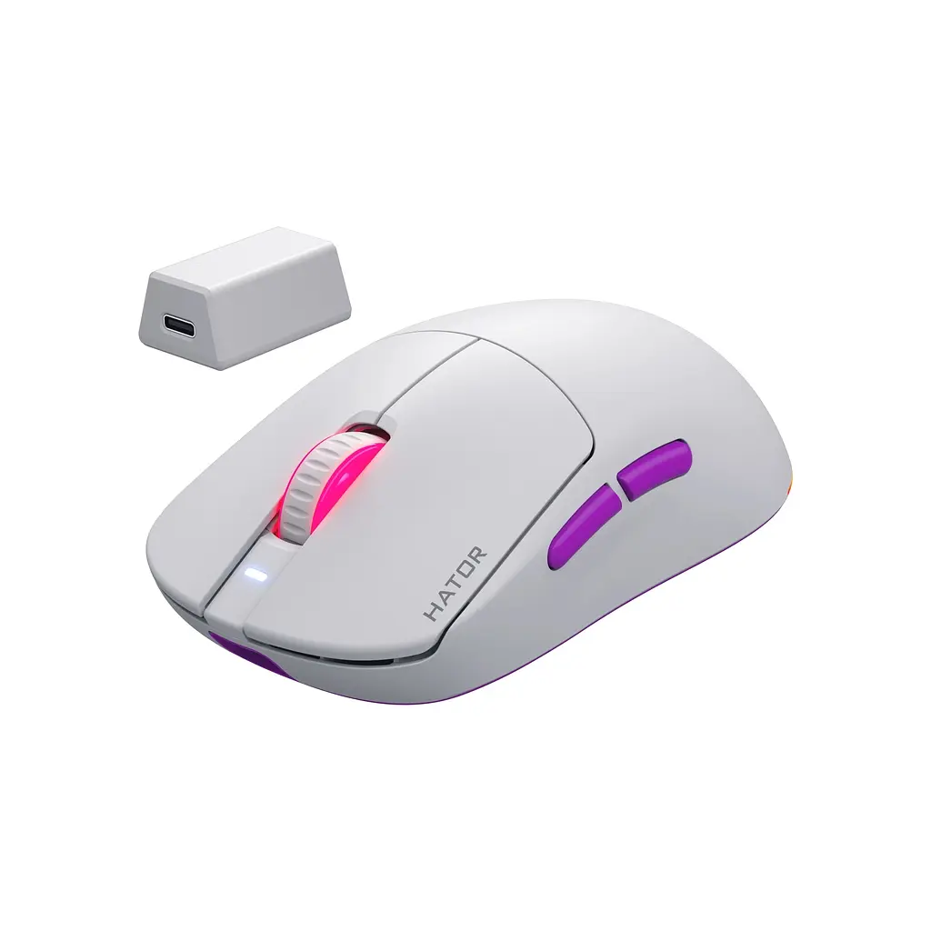 Мишка Hator Quasar 3 Ultra 8K Wireless White (HTM771) - фото 3