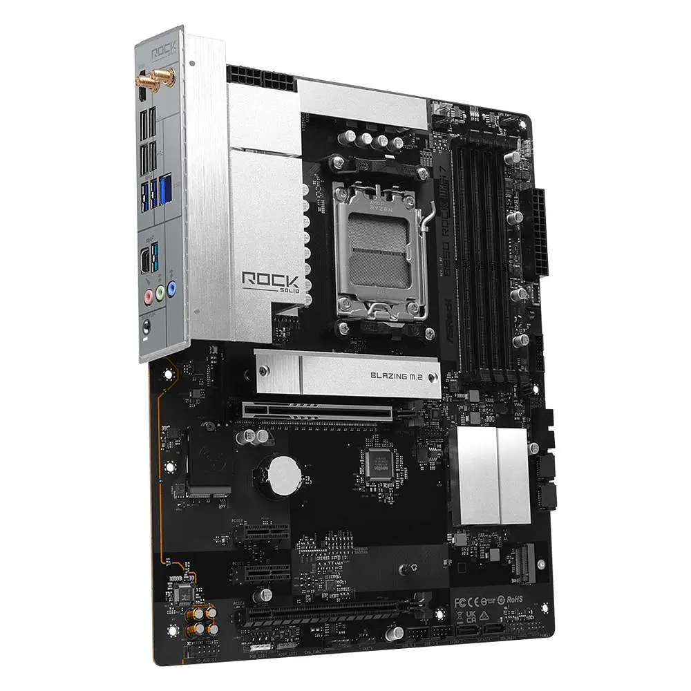 Материнська плата ASRock B850 ROCK WIFI 7 (B850 ROCK WIFI 7) (Socket AM5, AMD B850, ATX) - фото 6