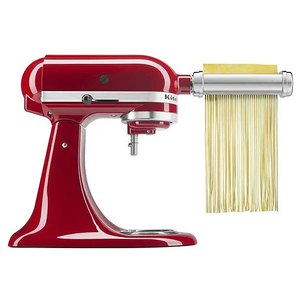 Набор из 3 насадок KitchenAid для раскатывания теста, спагетти, фетучини цвет нержавеющая сталь (5KSMPRA) - фото 8
