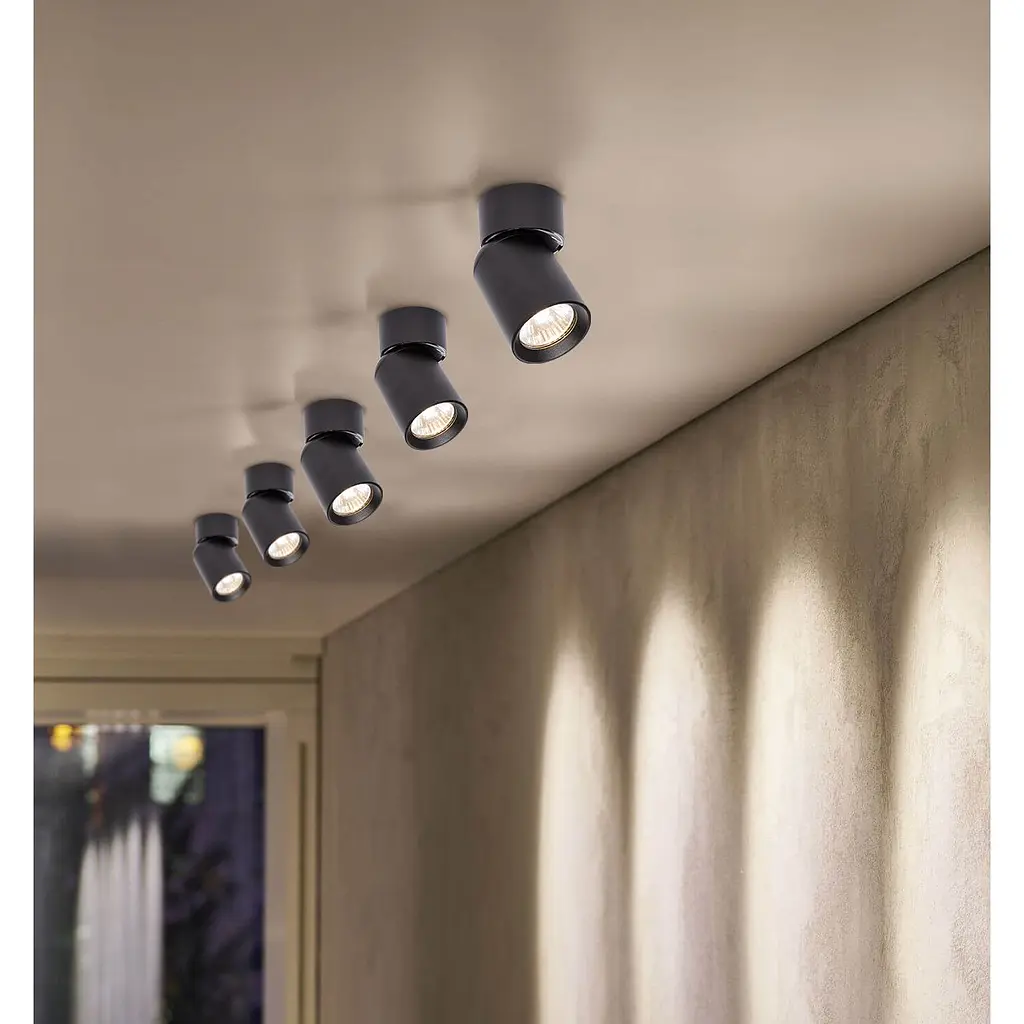 Светильник спот для ламп Eurolamp 1 х 30 Вт GU10 черный (LH1-LED-GU10(black)new) - фото 3