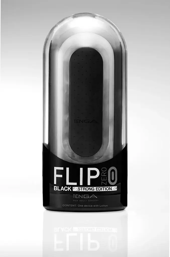 Мастурбатор Tenga Flip Zero Electronic Vibration Black із змінною інтенсивністю, розкладний, 18х7.5 (чорний) - фото 7