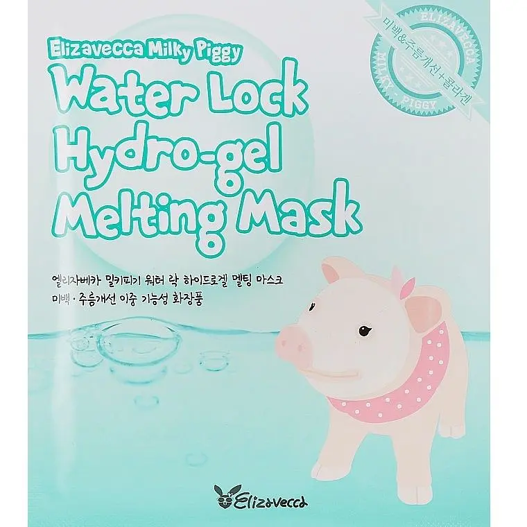 Маска для обличчя гідрогелева 30 мл Elizavecca Milky Piggy Water Lock Hydrogel Melting Mask - фото 2
