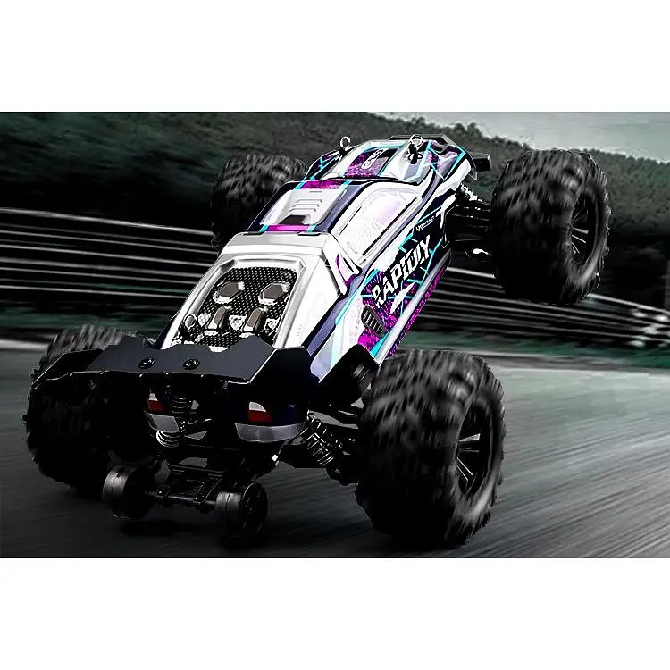 Машинка на радіокеруванні JJRC Q132-A OFF-ROAD All-terrain Blue/Purple [119073] - фото 6