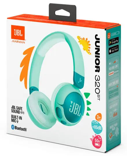 Гарнітура JBL JR320BT Green (JBLJR320BTGRN) (7065594) - фото 5