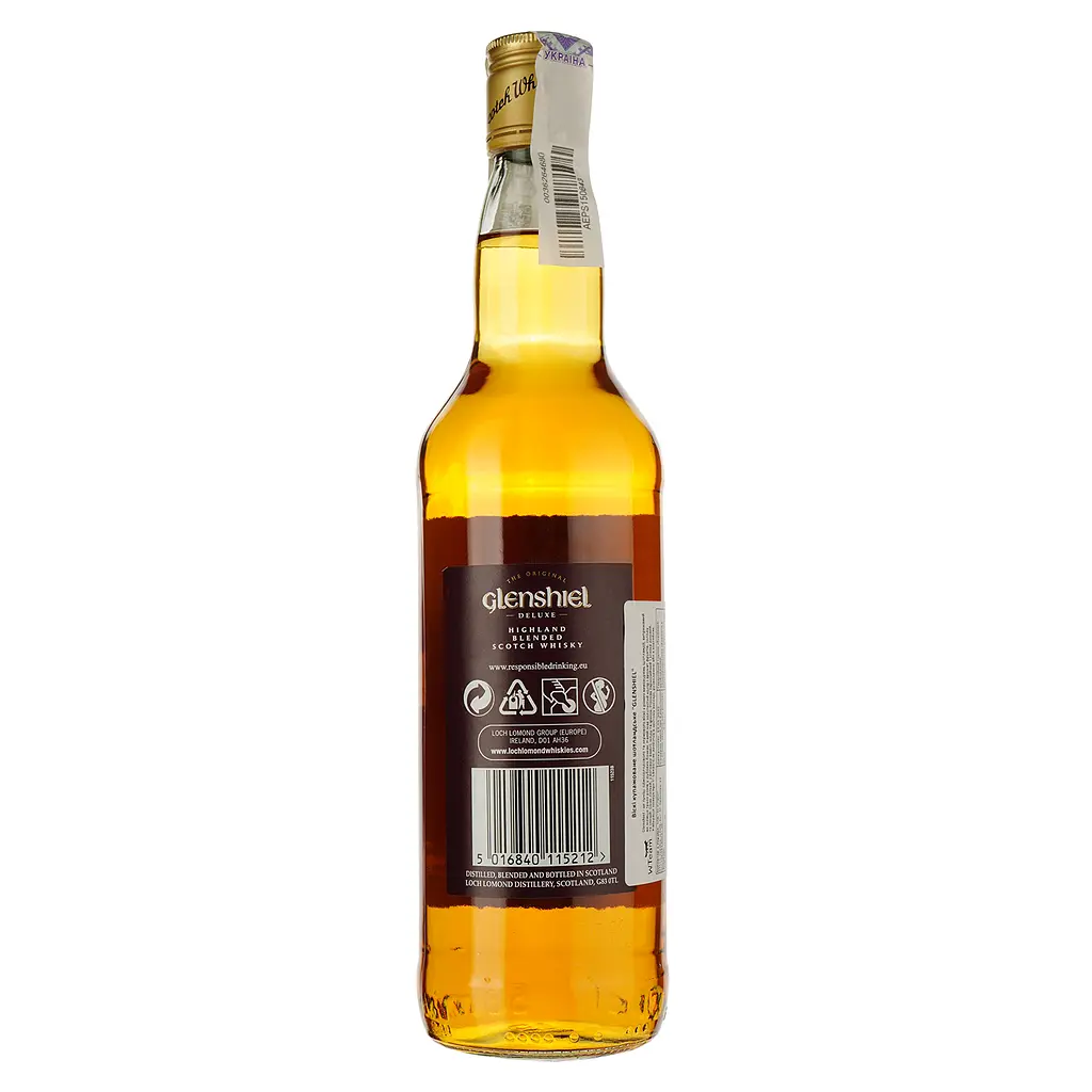 Віскі Loch Lomond Glenshiel Deluxe Highland Blended Scotch Whisky 40% 0.7 л - фото 2