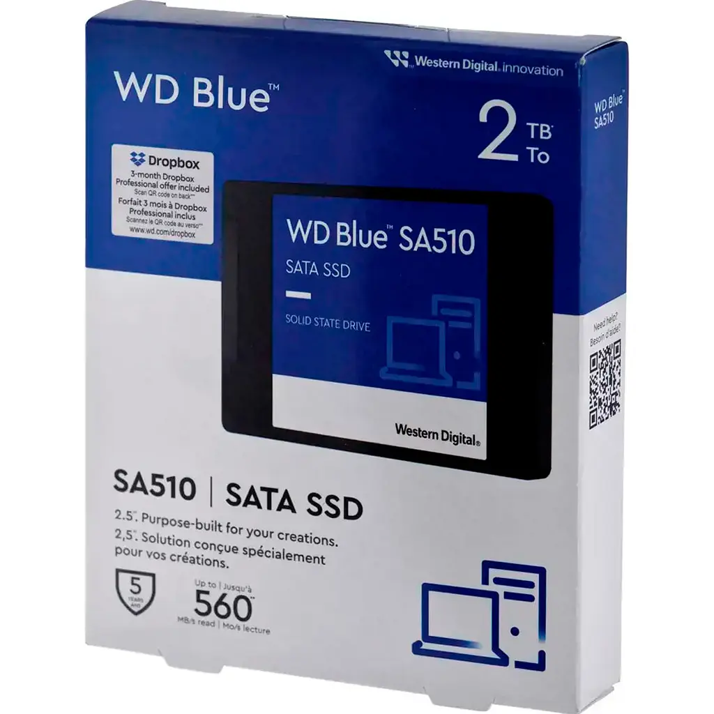 SSD накопичувач WD Blue SA510 2 TB [WDS200T3B0A] [122293] - фото 6