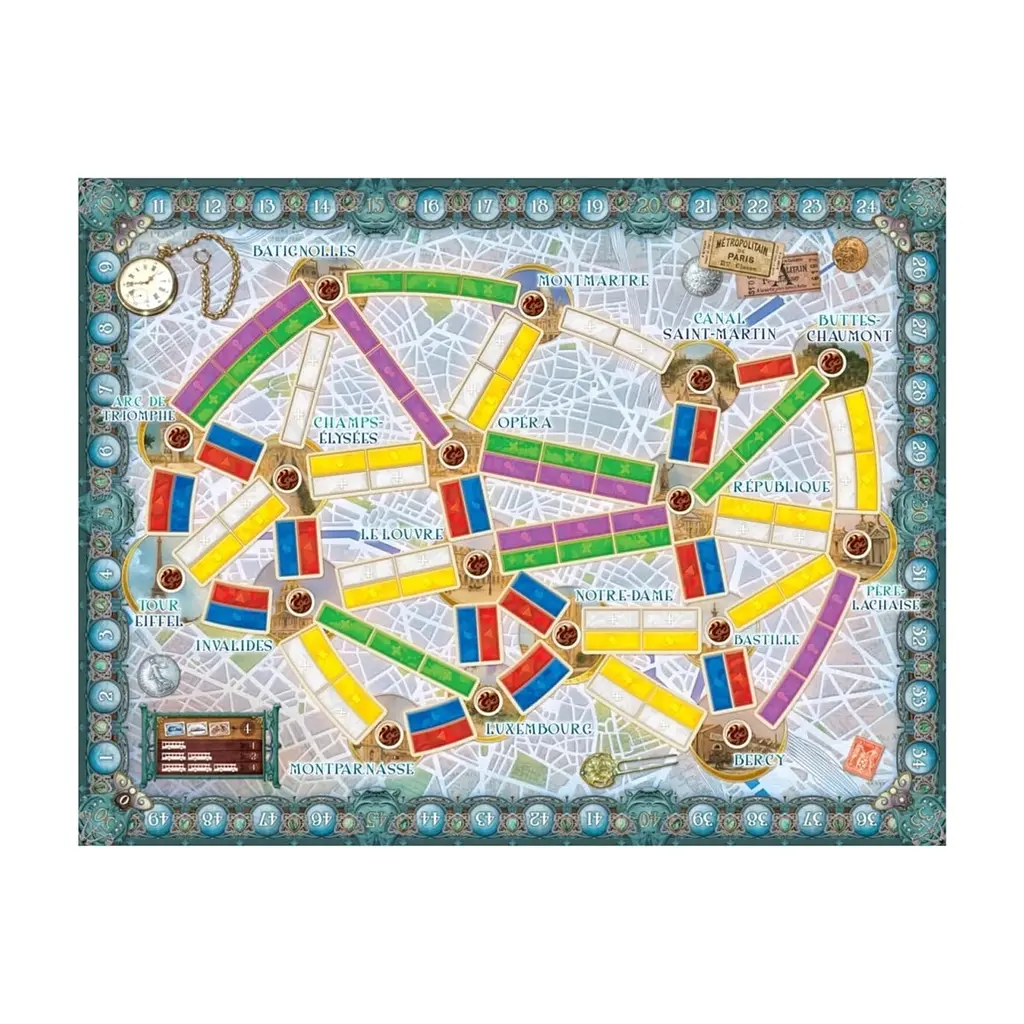 Настільна гра Lord of Boards Квиток на потяг: Париж (Ticket To Ride: Paris) українська (LOB2340UA/LFCACD355) - фото 2