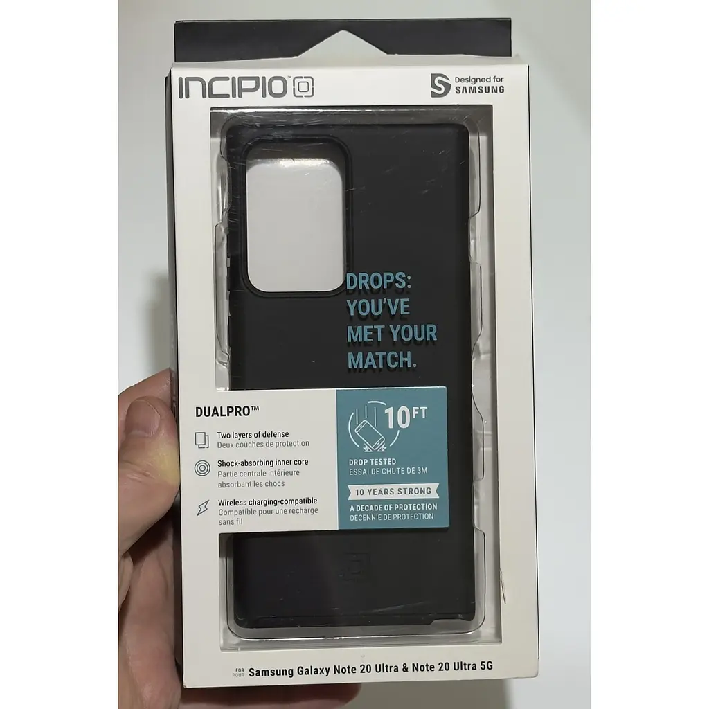 Противоударный чехол Incipio DualPro для Samsung Galaxy Note 20 Ultra 5G (6.9") Black SA-1058-BLK-V - фото 2