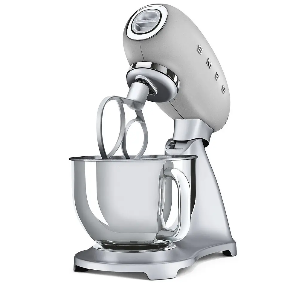 Міксер планетарний Smeg (SMF02SVEU) Retro Style 50's - сріблястий - фото 2