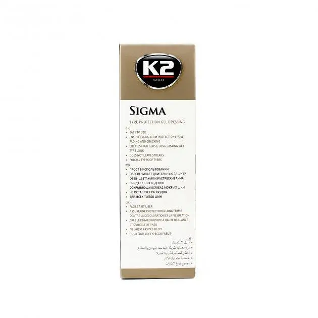 Гель для полірування та догляду за шинами K2 Gold Sigma з аплікатором 500 мл (G1571) - фото 2