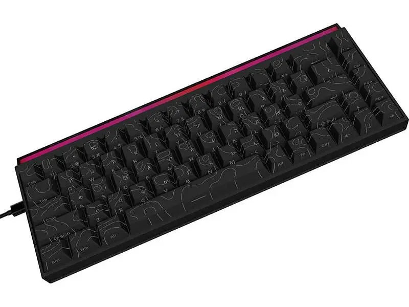 Клавіатура Ajazz NK68 Red Switch Black (NK68-R-S-B) - фото 6