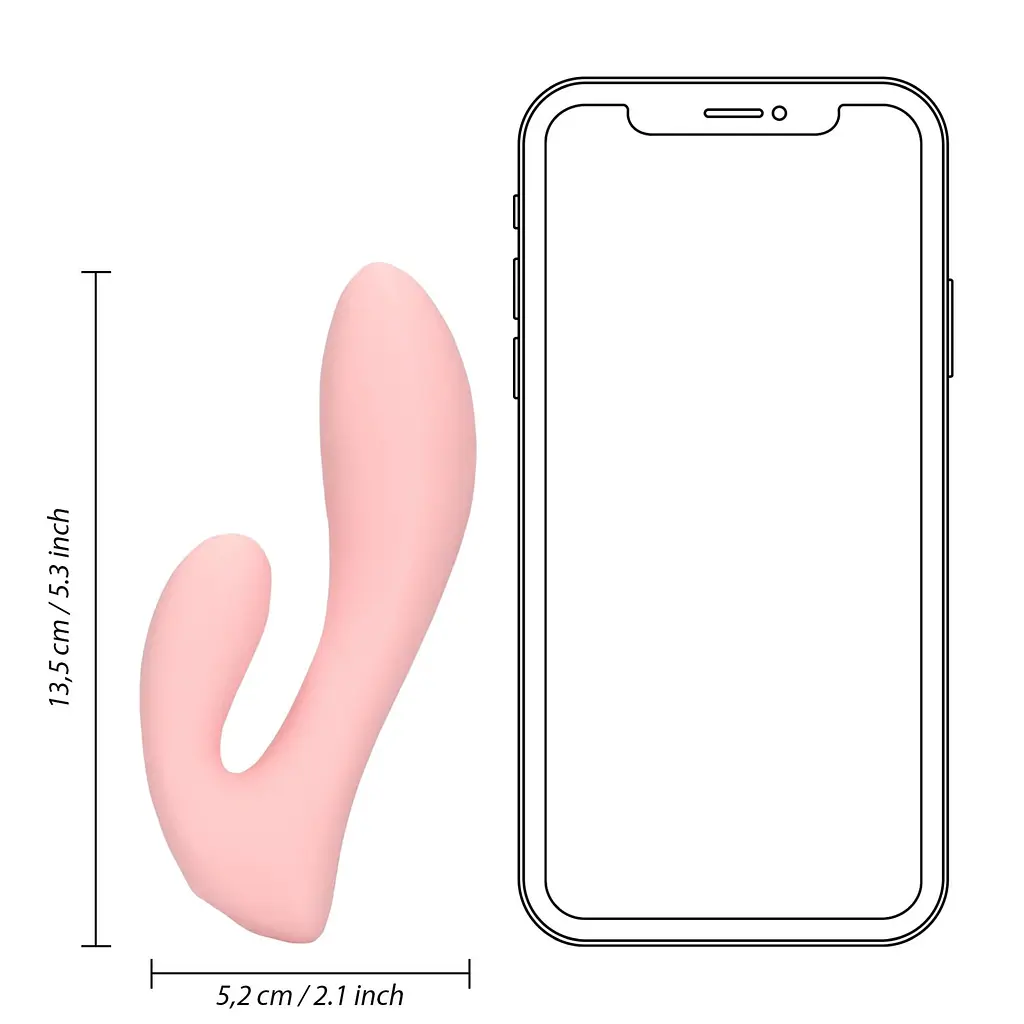 Вібратор Loveline Ultra Soft Silicone G-Spot, 13.5 см (рожевий) - фото 4