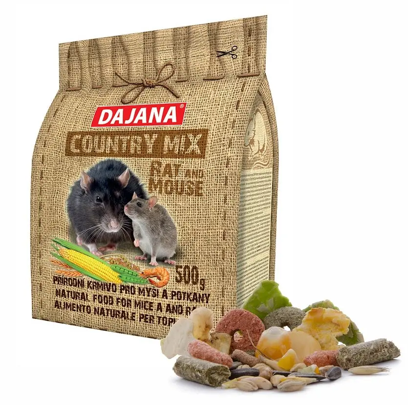 Корм Dajana Country mix для декоративных крыс и мышей 500 г (DP406J) - фото 2