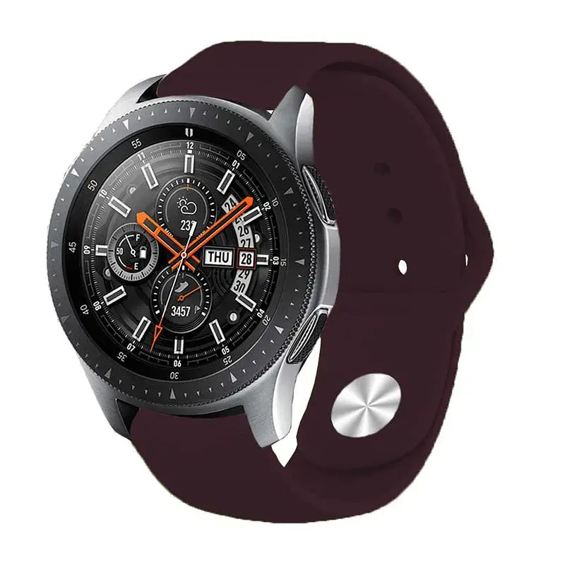 Силіконовий ремінець BeCover для Samsung Galaxy Watch 46mm/Watch 3 45mm/Gear S3 Classic/Gear S3 Frontier Purple-Wine (706318) - фото 4