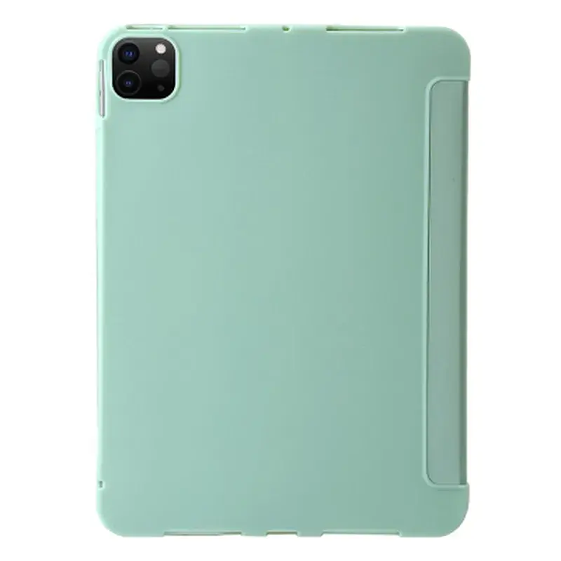 Чохол до планшета BeCover Tri Fold Soft TPU Silicone Apple iPad Pro 11" M5 2025 Light Green (715992) - фото 5