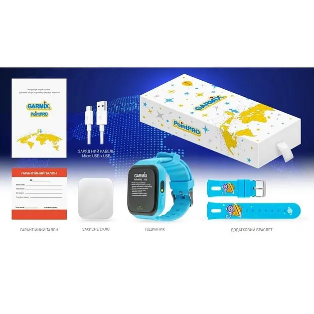 Смарт-годинник GARMIX PointPRO-100 WIFI Blue - фото 4