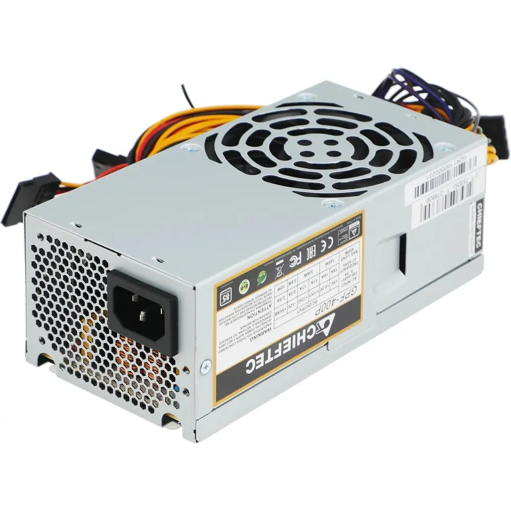Блок живлення 400W Chieftec SMART GPF-400P 80 mm fan, >85%, TFX, bulk - фото 6