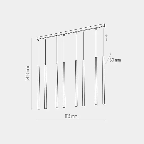 Люстра Tk Lighting 6423 Piano Gold - фото 3