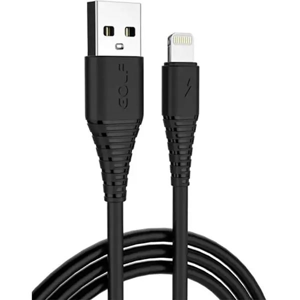 Кабель Golf GC-64I Lightning cable 1m Black - фото 3