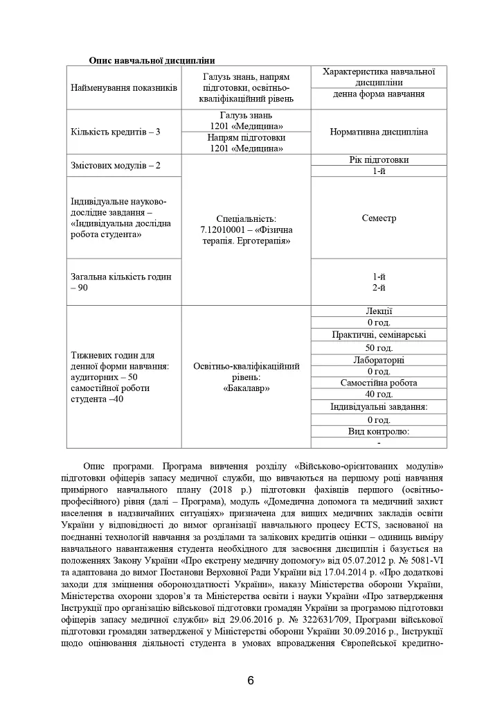 Домедична допомога в екстремальних ситуаціях та медичний захист населення в надзвичайних ситуаціях - фото 5