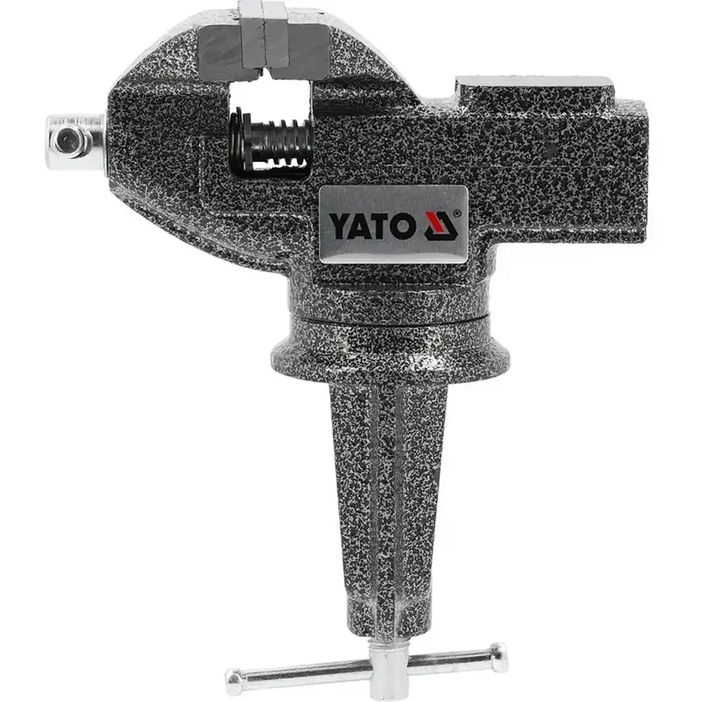 Тиски настольные вращающиеся с ковковой Yato губки b=60мм (YT-65009) - фото 2