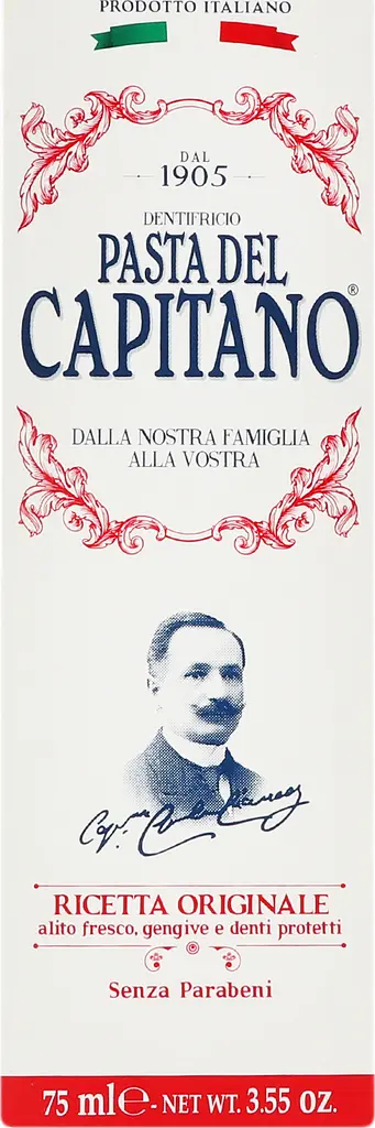 Зубна паста Pasta del Capitano 1905 Original Recipe, 75 мл - фото 3